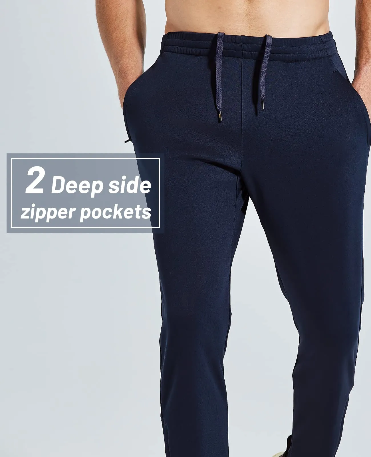 Men’s Sweatpants with Pockets Athletic Track Joggers