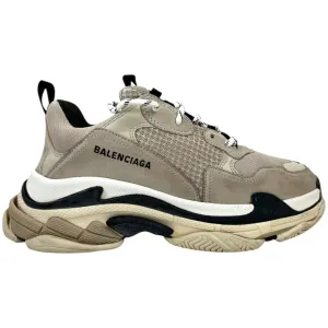 Men's Triple S Low Trainers Beige Size EU 42 / UK 8