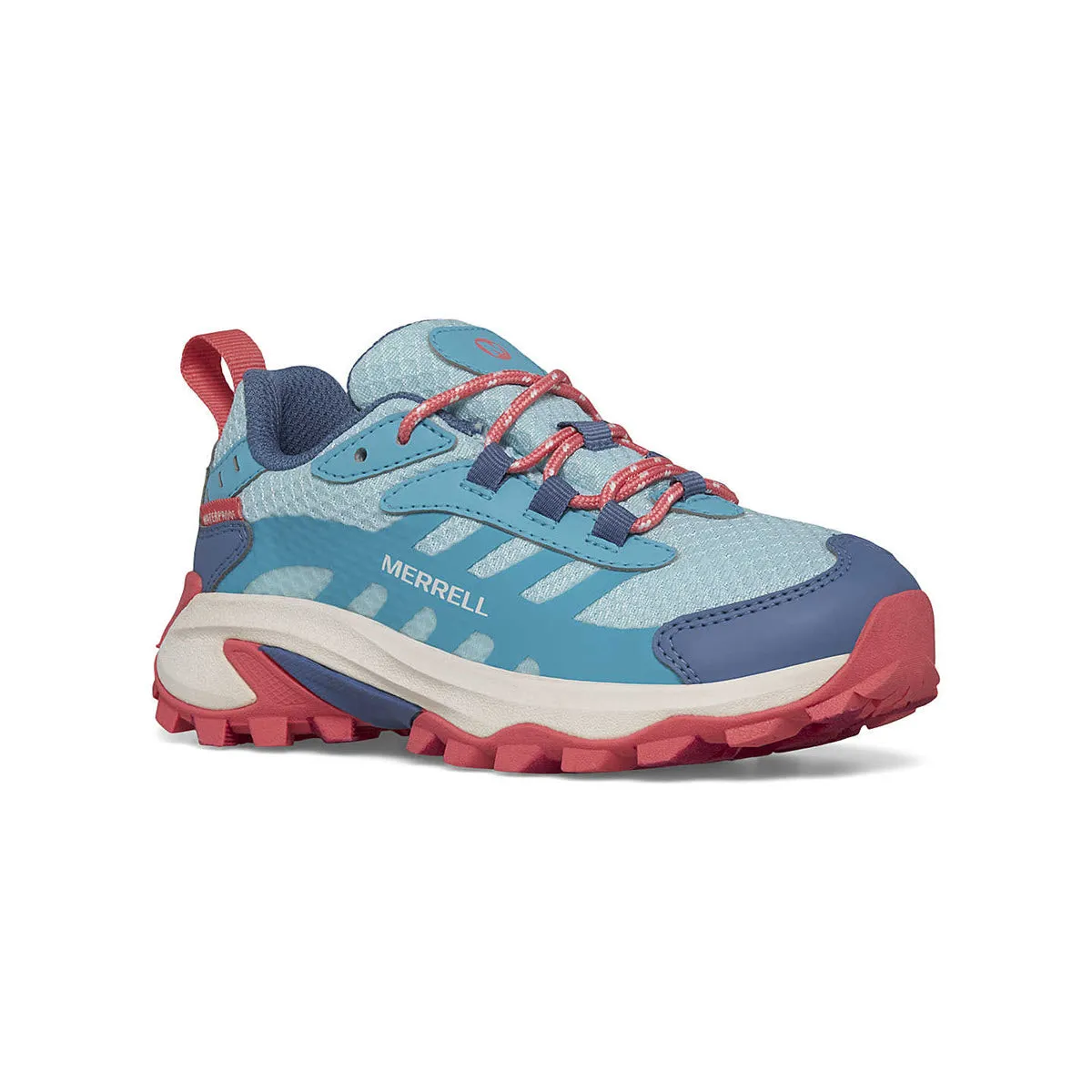 MERRELL MOAB SPEED 2 LOW WTRPF TURQUOISE/CORAL - KIDS