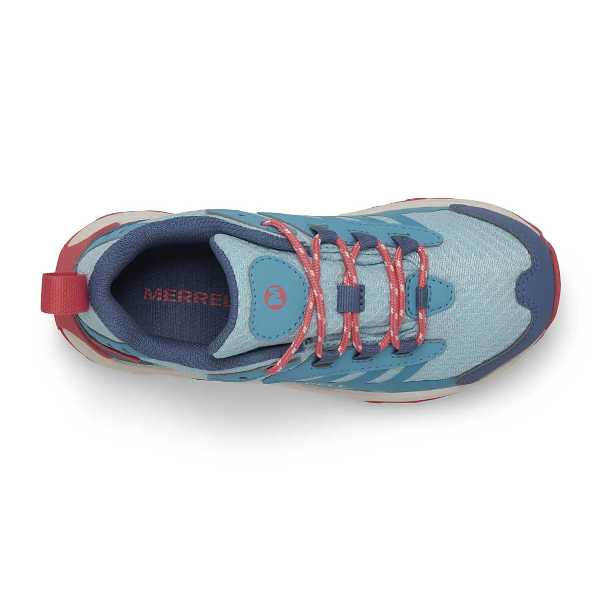 MERRELL MOAB SPEED 2 LOW WTRPF TURQUOISE/CORAL - KIDS