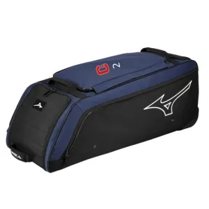 Mizuno Samurai Caledon Nationals Navy Wheel Bag | Embroidered Logo and Number