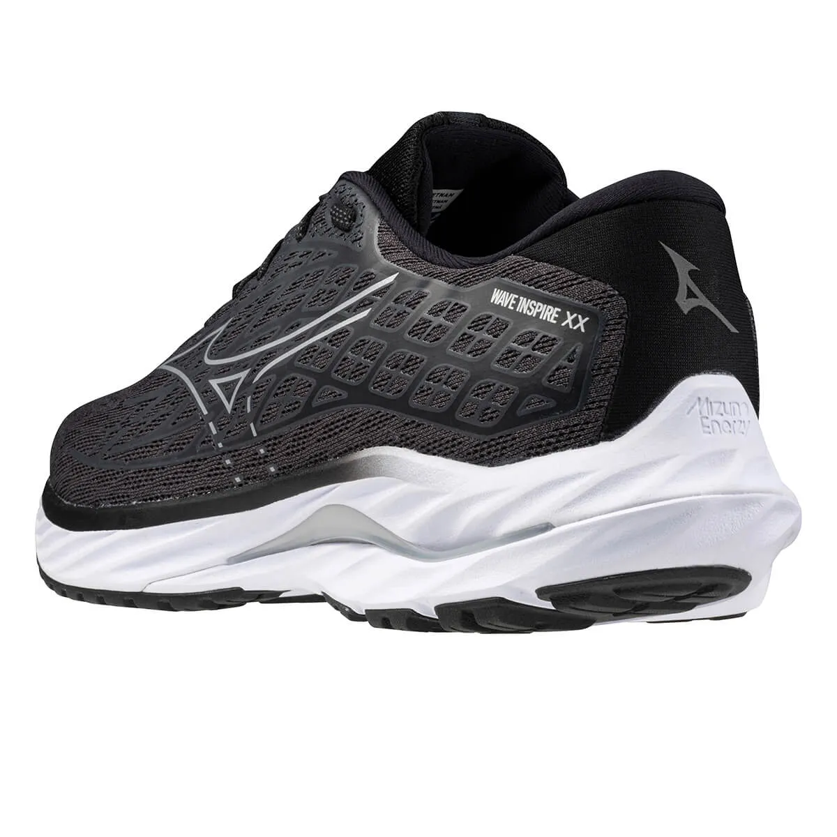 Mizuno Wave Inspire 20 Mens | Ebony/white/black