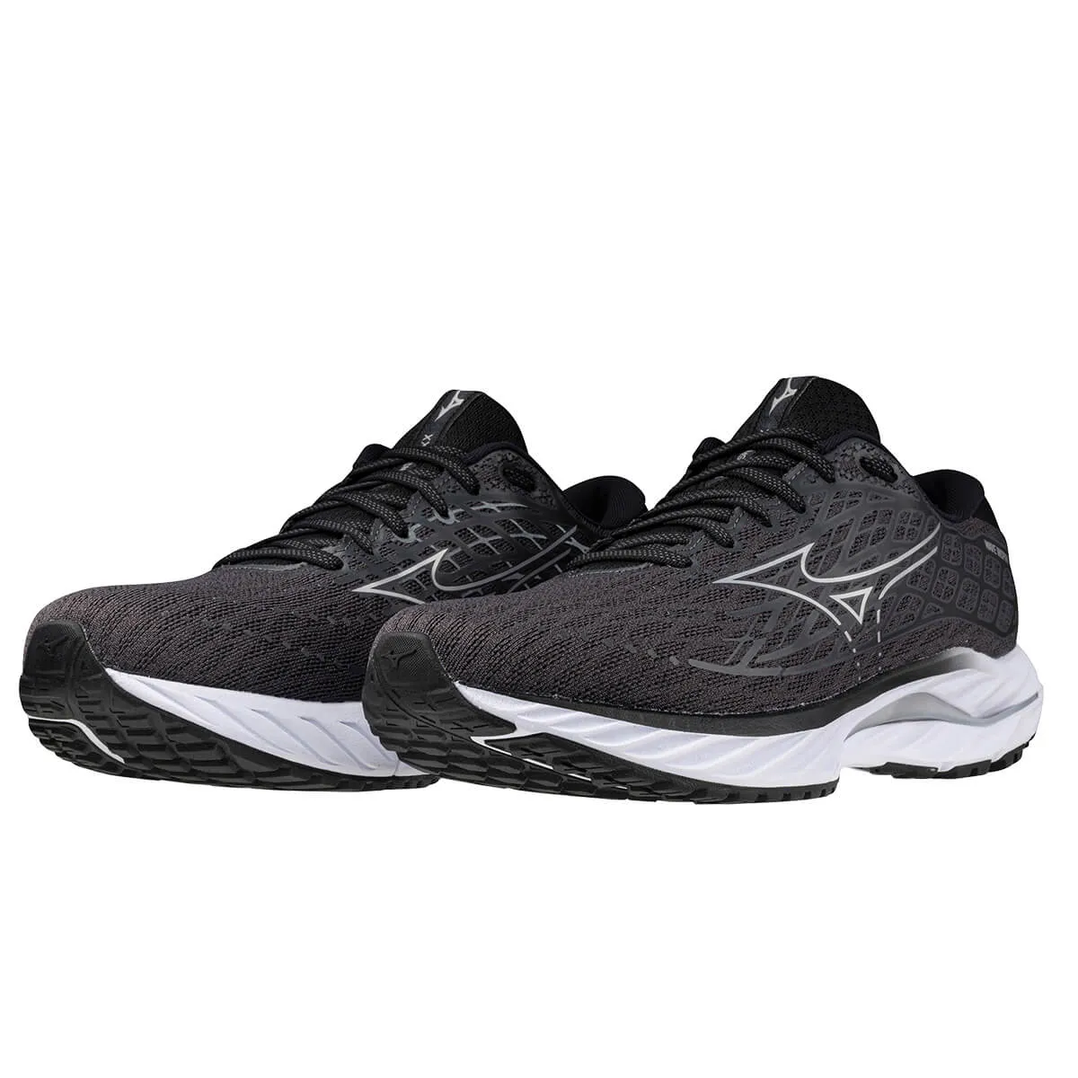 Mizuno Wave Inspire 20 Mens | Ebony/white/black