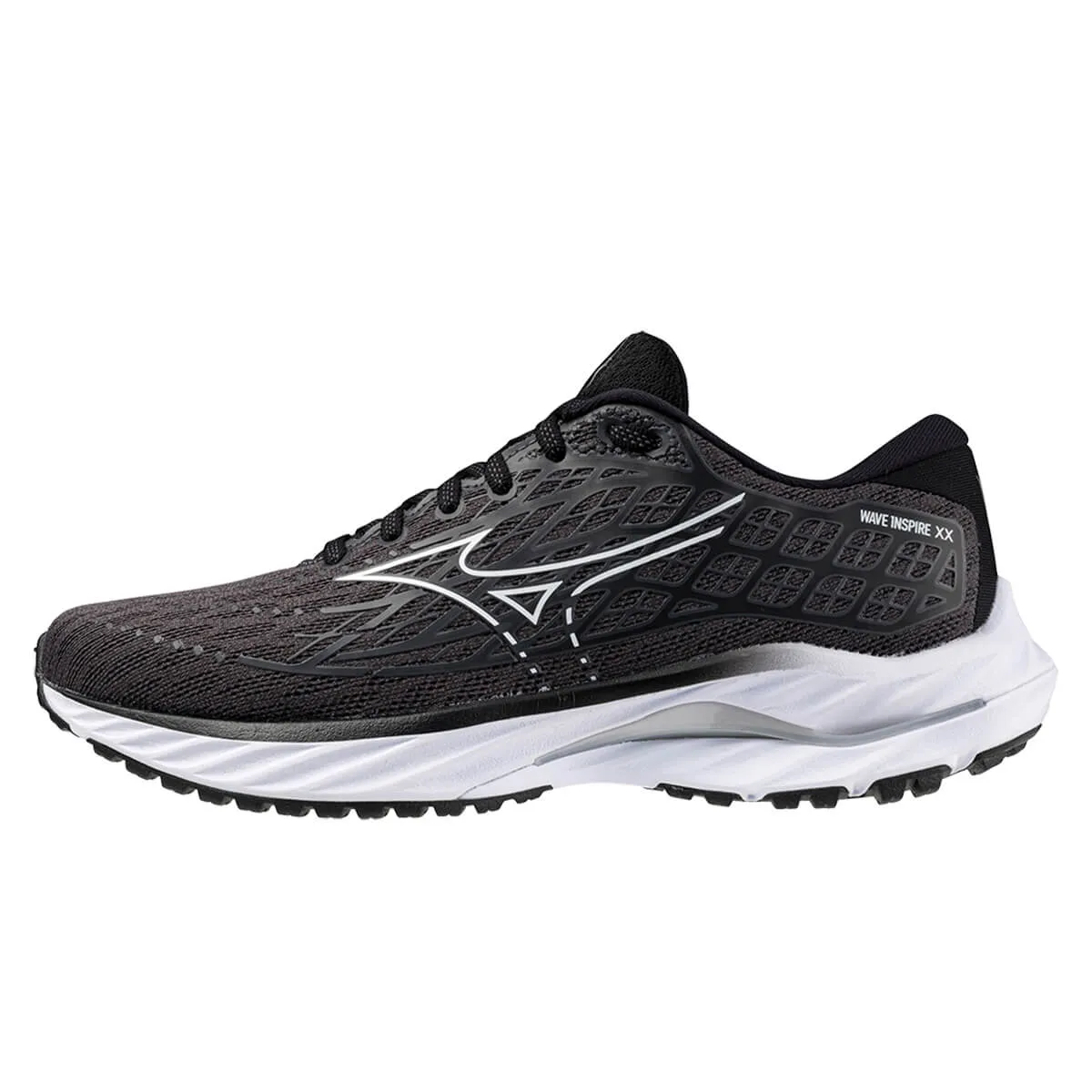 Mizuno Wave Inspire 20 Womens | Ebony/white/black