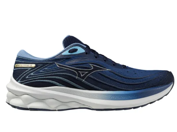 Mizuno Wave Skyrise 5 Mens Running Shoe (Classic Blue/Plein Air/River Blue)