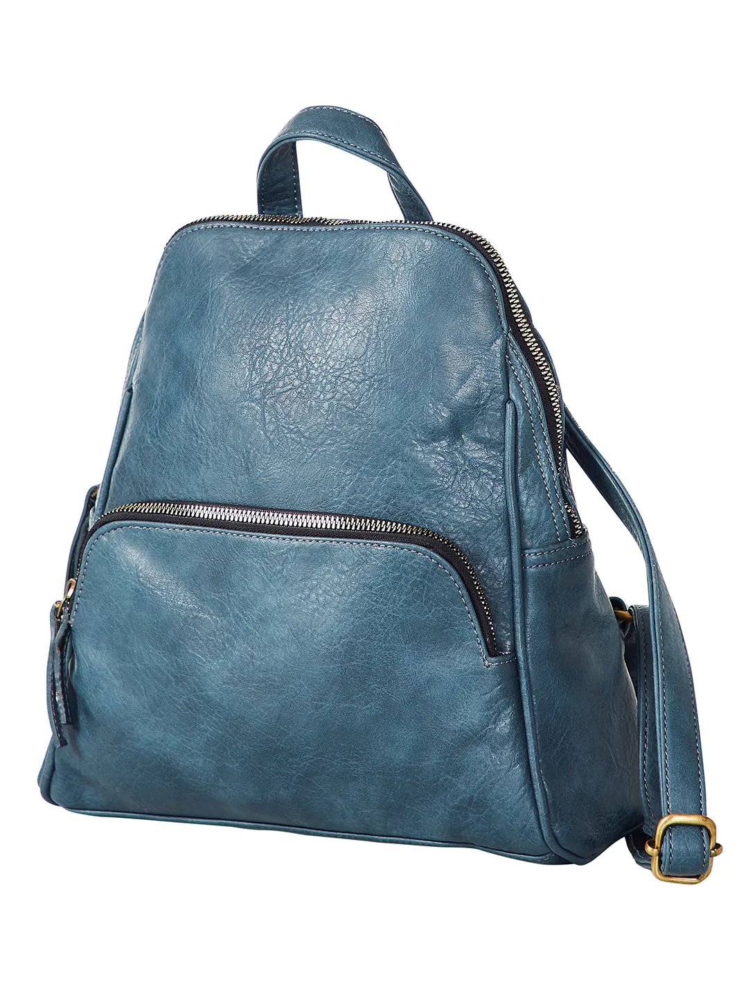 Mona B Convertible Daypack for Offices Schools and Colleges with Stylish Design for Women: Teal