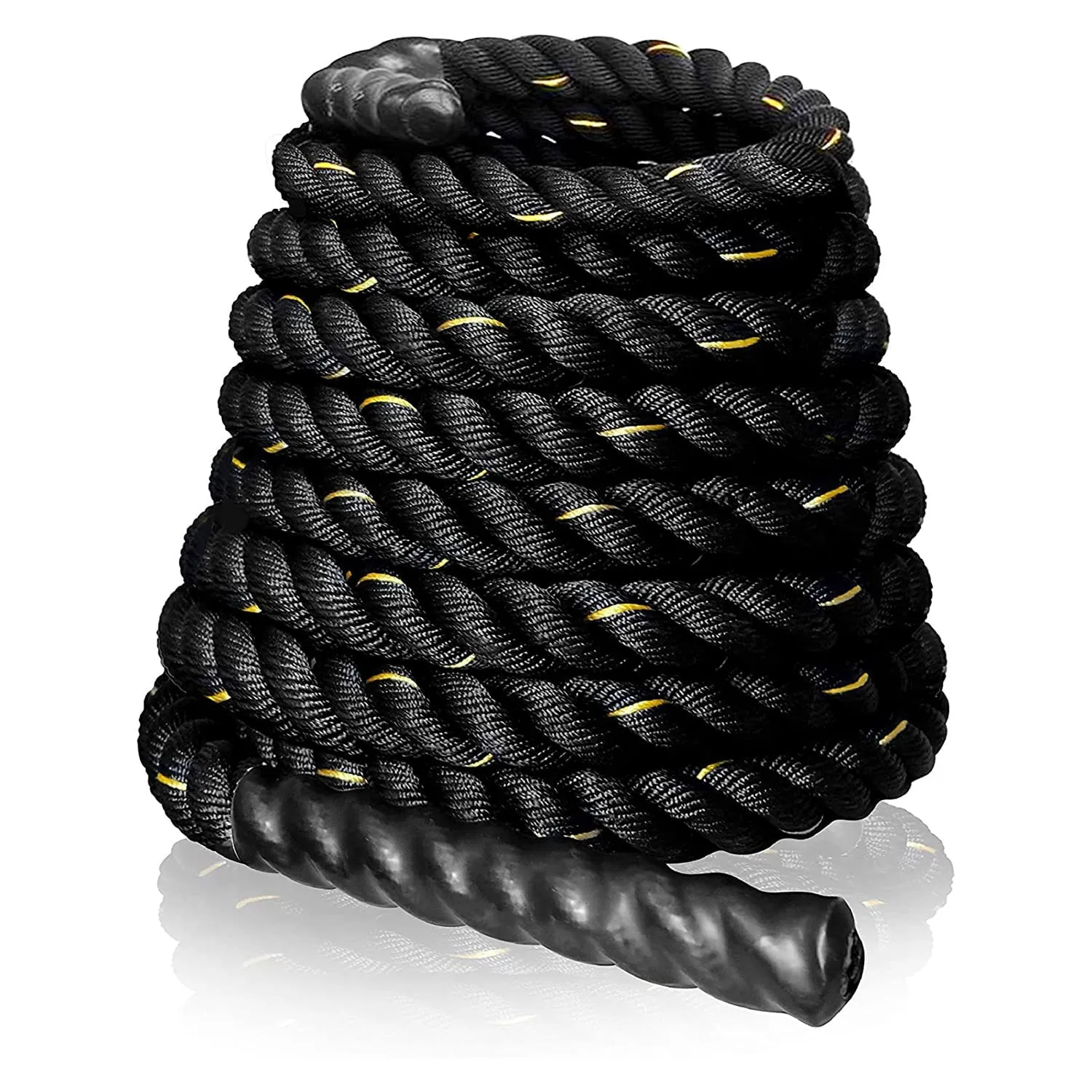 Monex 1.5" Width Avail. in 20FT Length Undulation Rope Exercise Fitness Workout Strength Training Gym Climbing Battle Rope; Core Training; Battle Rope