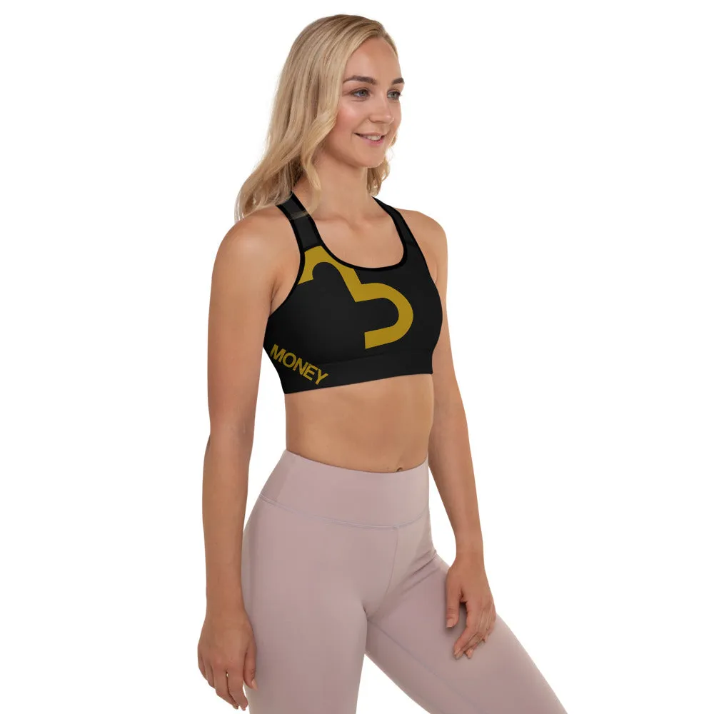 Money Luv Padded Sports Bra