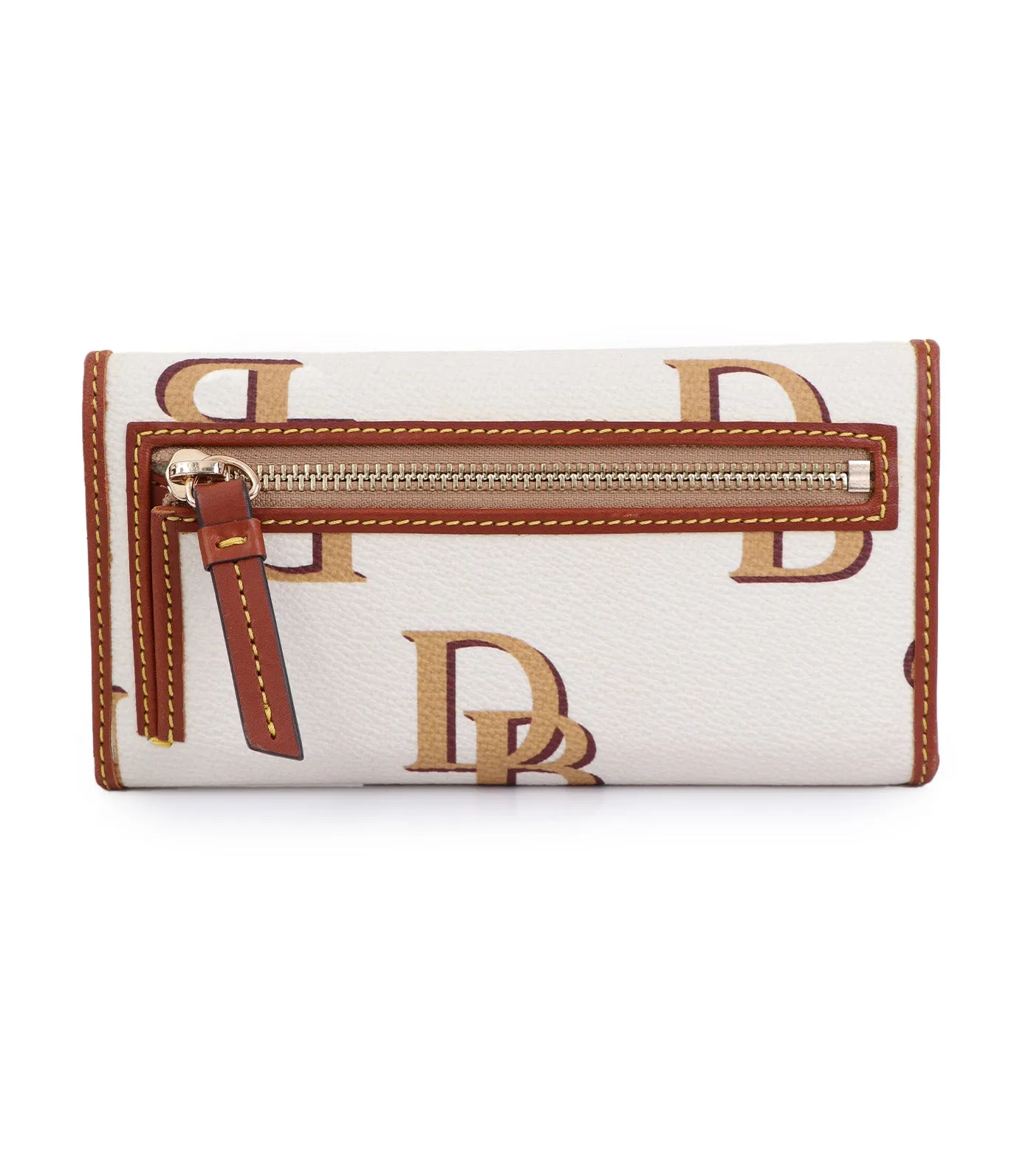 Monogram Continental Clutch Beige