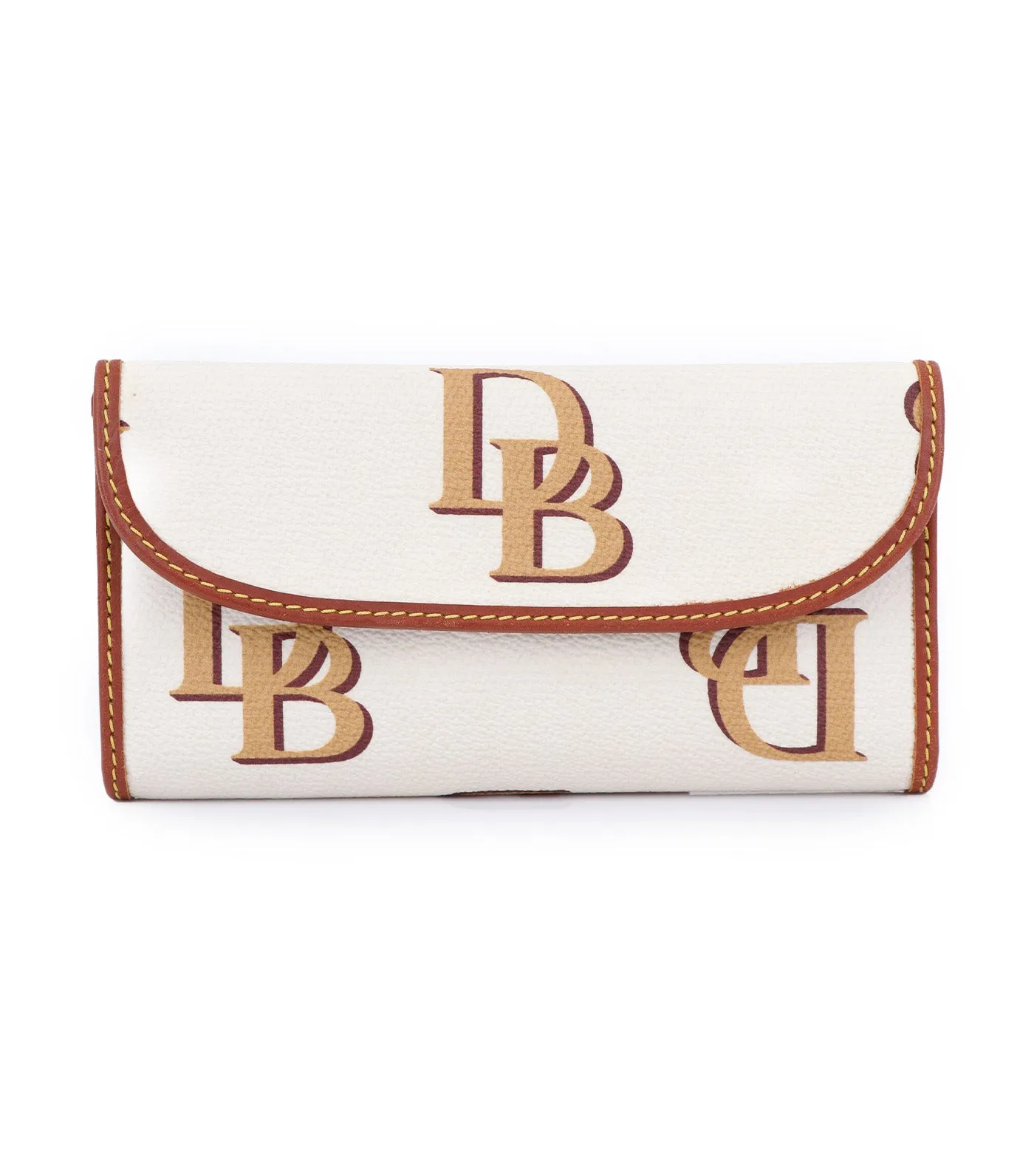 Monogram Continental Clutch Beige