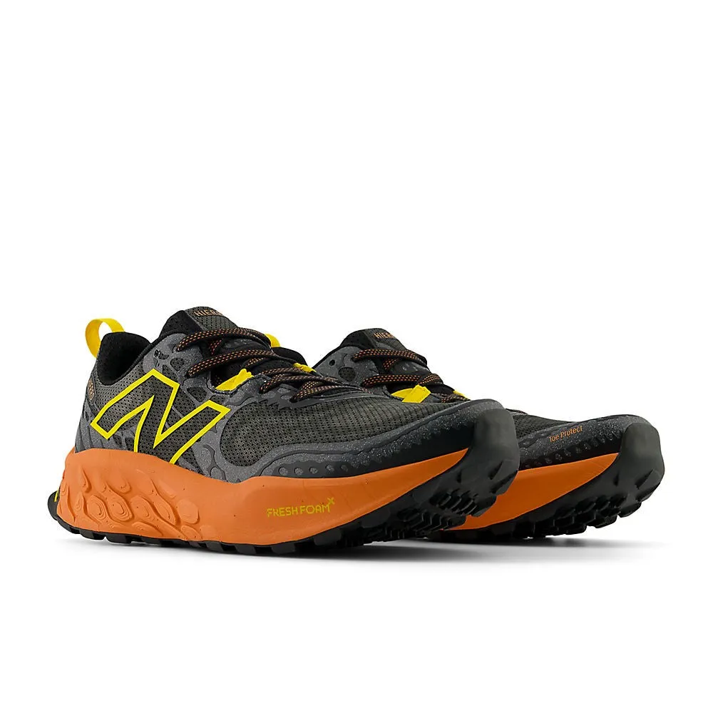 New Balance Fresh Foam X Hierro v8 (Mens) - Black with Infield Clay and Ginger Lemon