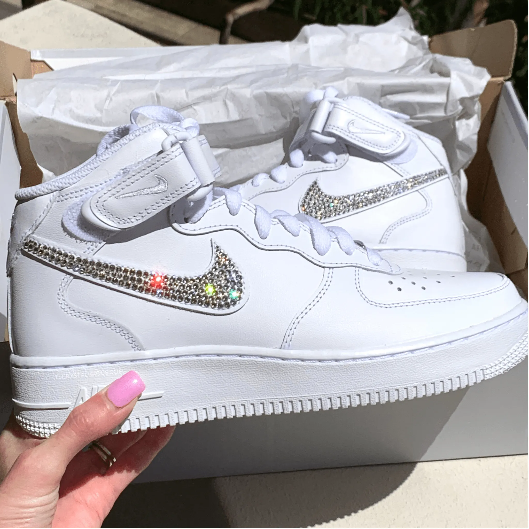 Nike Air Force 1 Mids - Crystal*