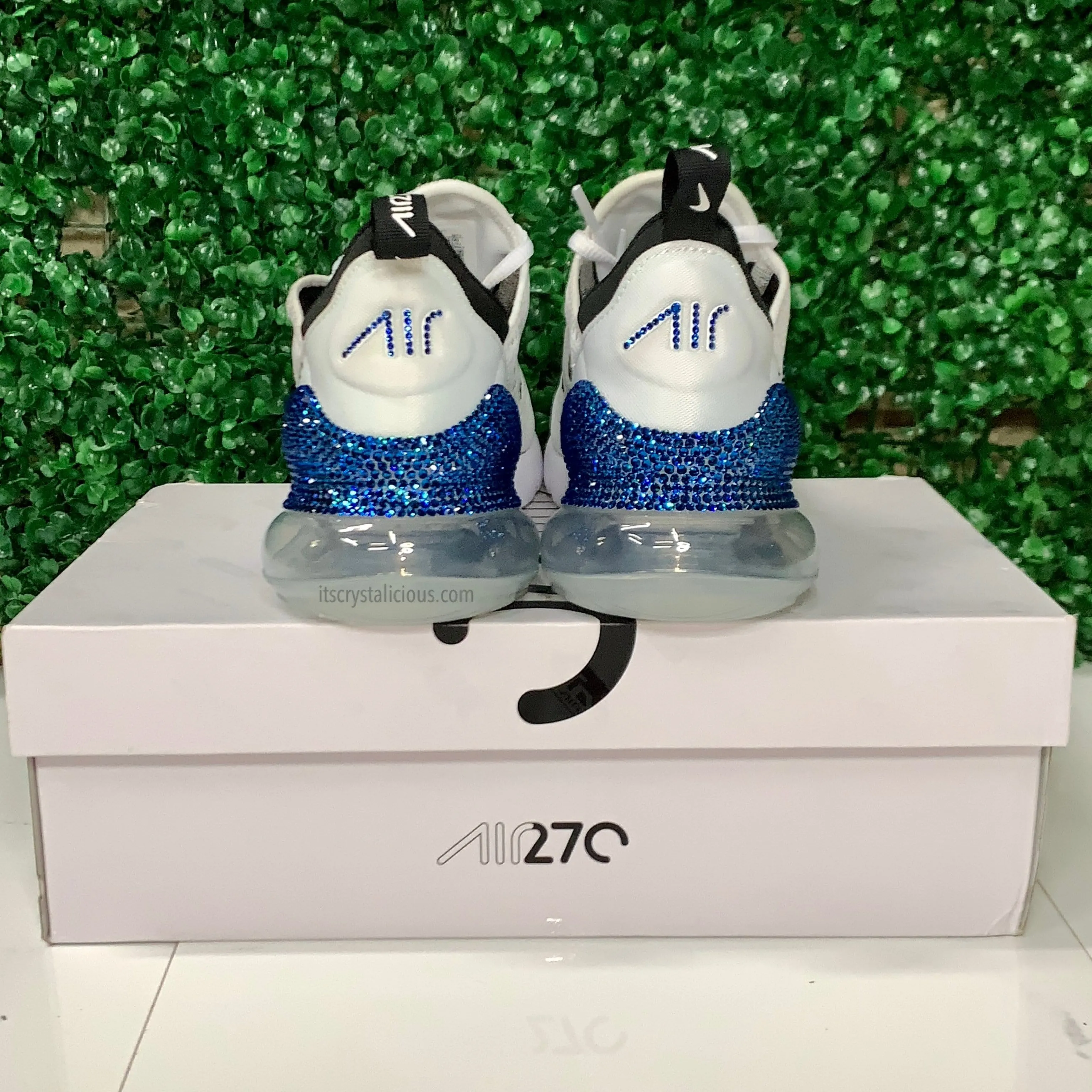 Nike Air Max 270 White/Black/Capri Blue *