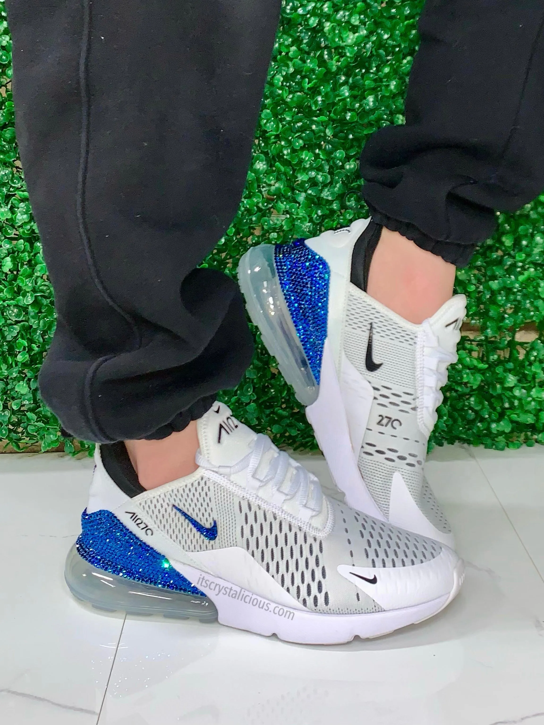 Nike Air Max 270 White/Black/Capri Blue *