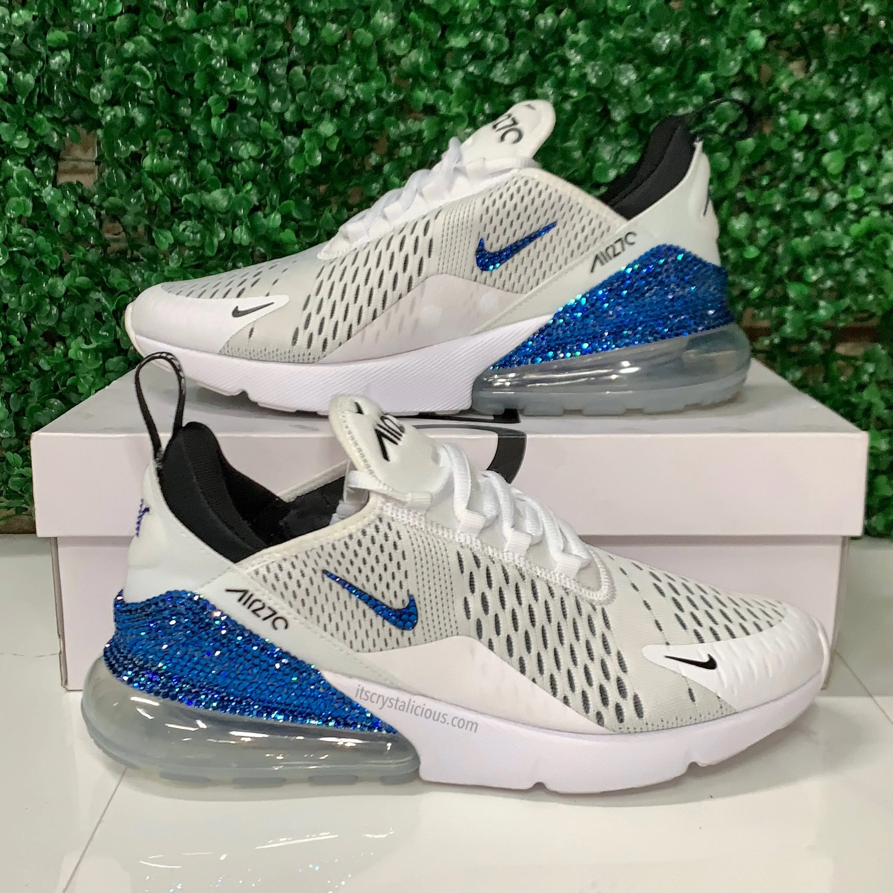 Nike Air Max 270 White/Black/Capri Blue *