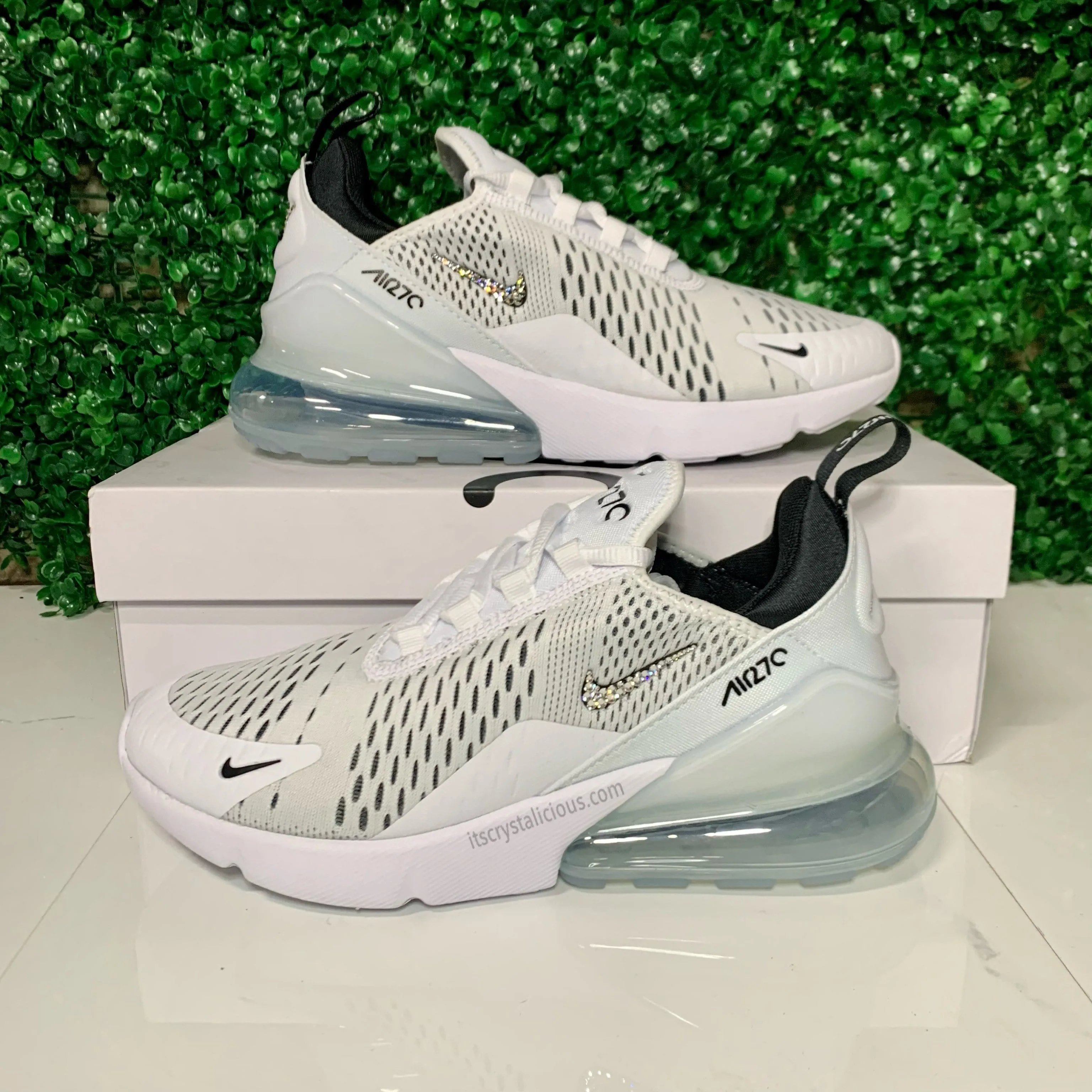 Nike Air Max 270 White/Black/Crystal - Minimal*