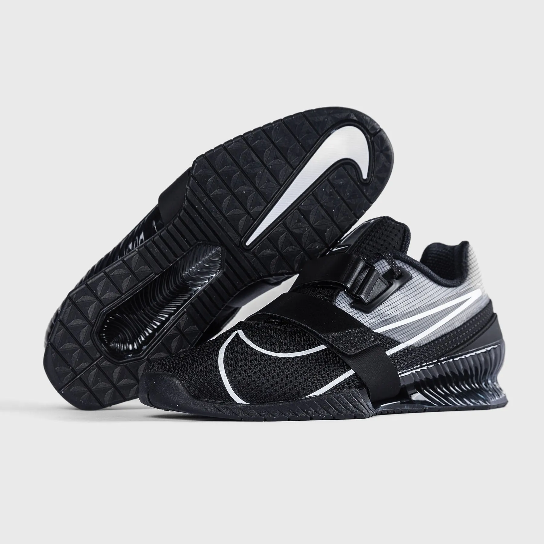 Nike - Romaleos 4 Weightlifting Shoes - BLACK/WHITE-BLACK