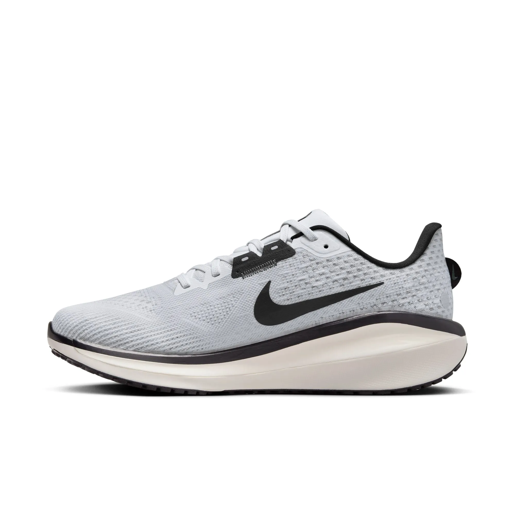 Nike Vomero 17  Men's Running Shoes - White/Black-Pure Platinum-Vintage Green