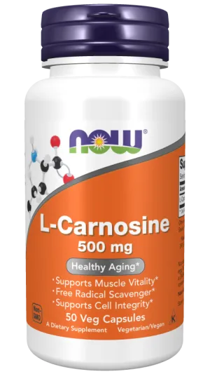 NOW L-Carnosine 500mg Caps 50's