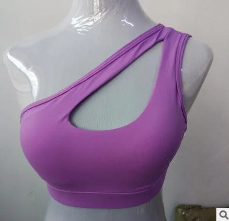 Oblique Shoulder Workout Bra