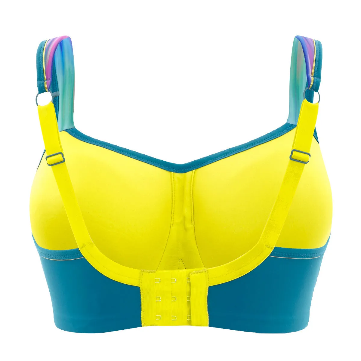 Odyssey Print Teal Sports Bra Underwired - Panache