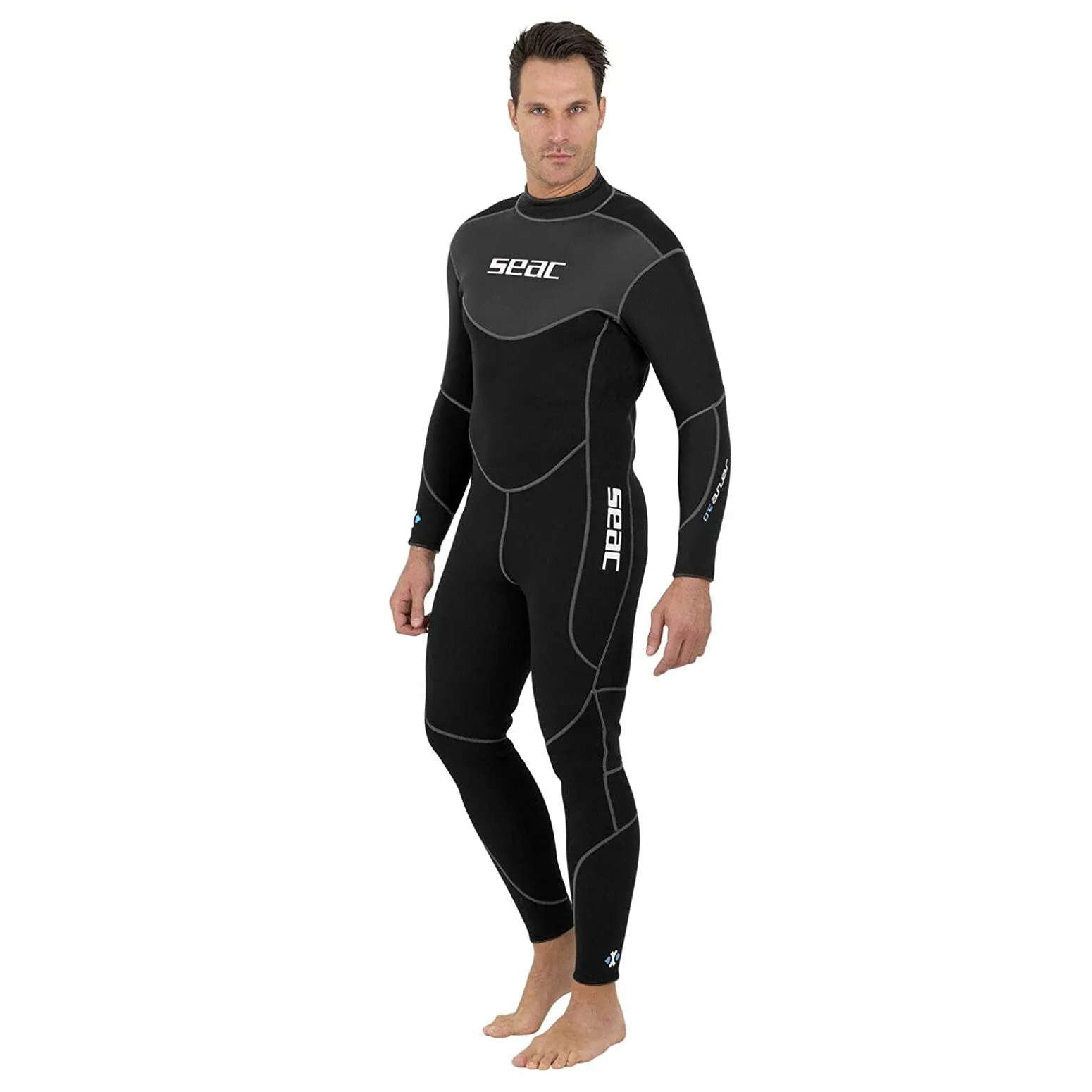 Open Box Seac 3mm Men's Sense Long One-Piece Wetsuit, Size: XX-Large