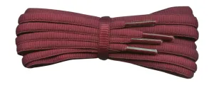 Oval Burgundy Trainer Shoelaces