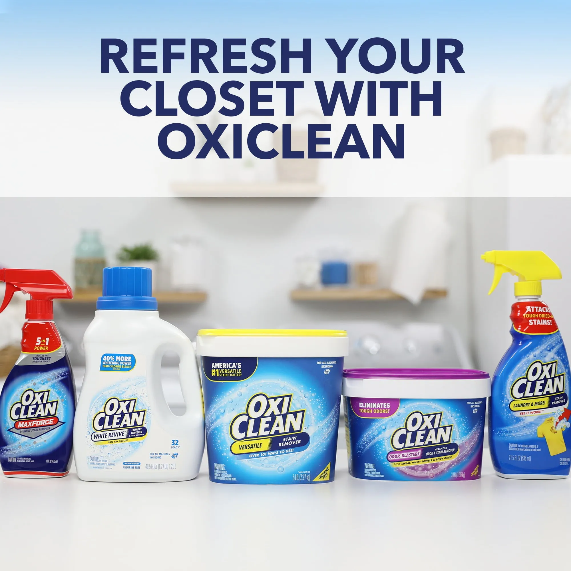 OxiClean Versatile Stain Remover Powder, 5 lb