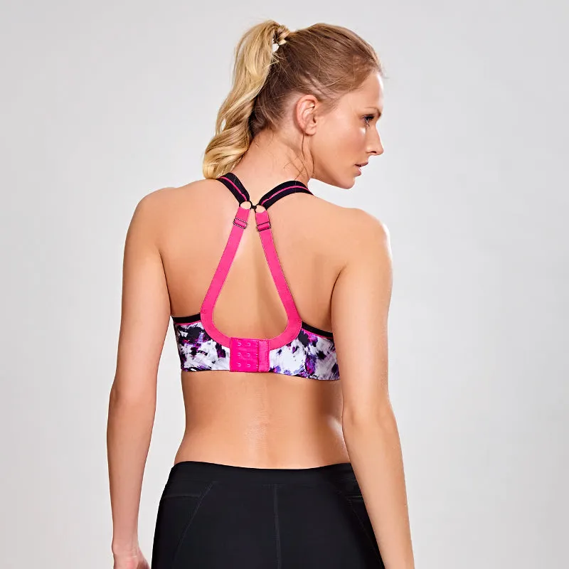 Painterly Print Sports Bra Underwired - Panache