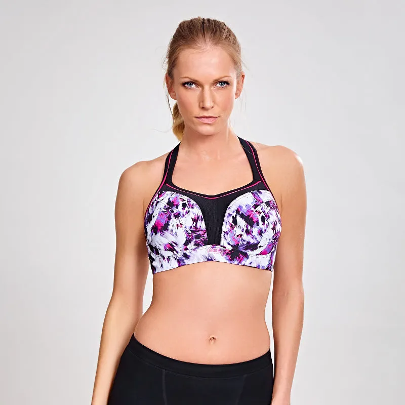 Painterly Print Sports Bra Underwired - Panache