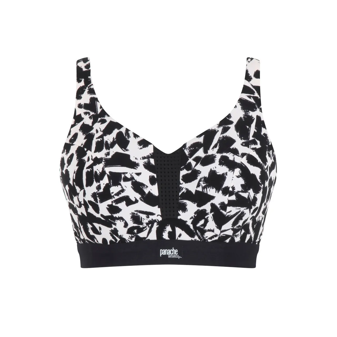 Panache Wired Non-Padded Mono Print Sports bra