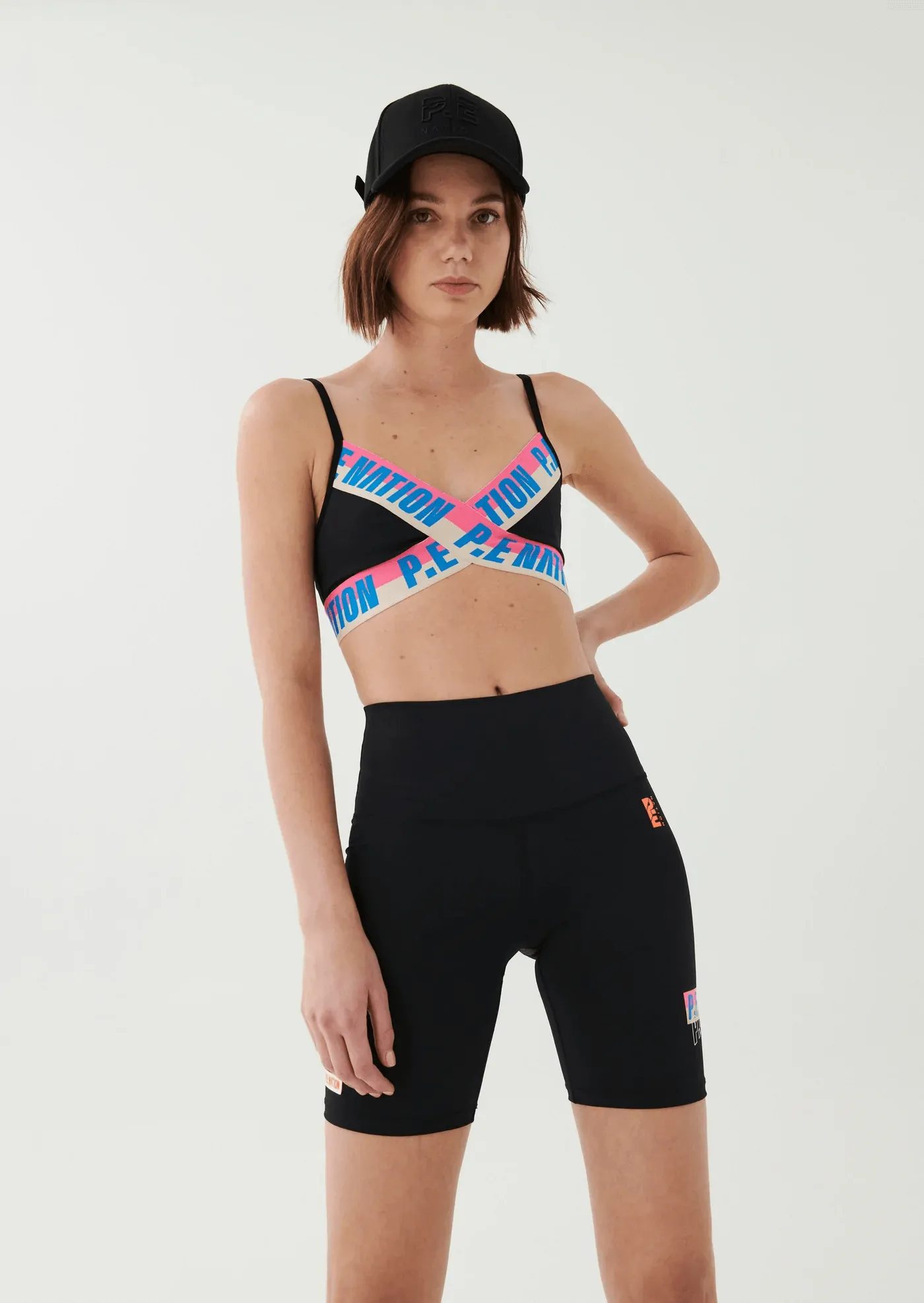 P.E Nation Half Volley Sports Bra - Black