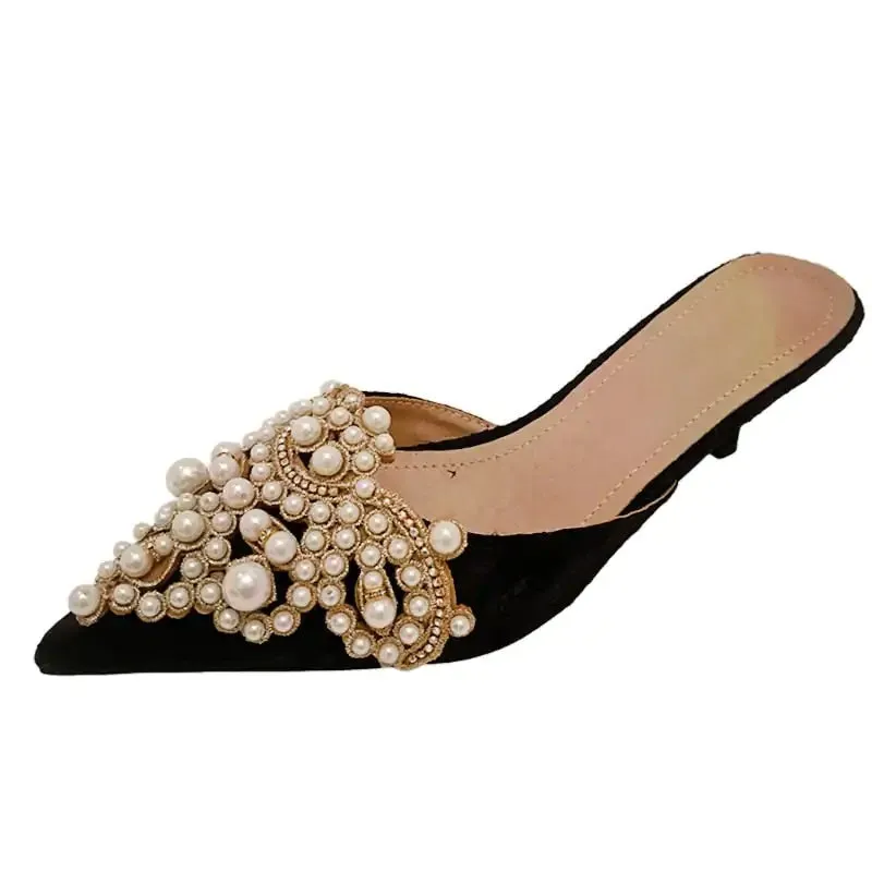 Pearl Crown Sandals