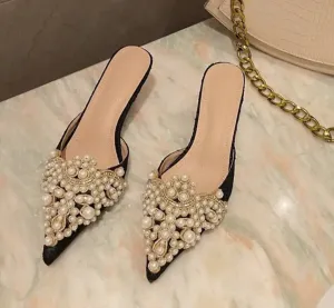 Pearl Crown Sandals