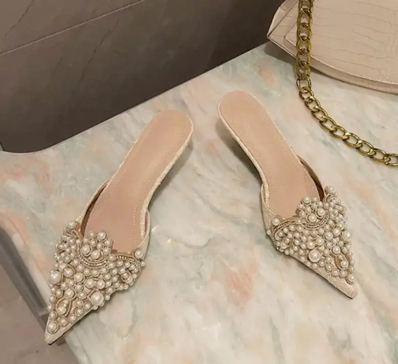 Pearl Crown Sandals