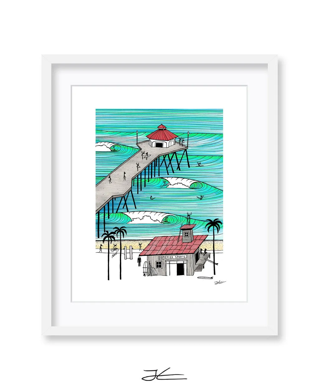 Pier Sports - Print/ Framed Print