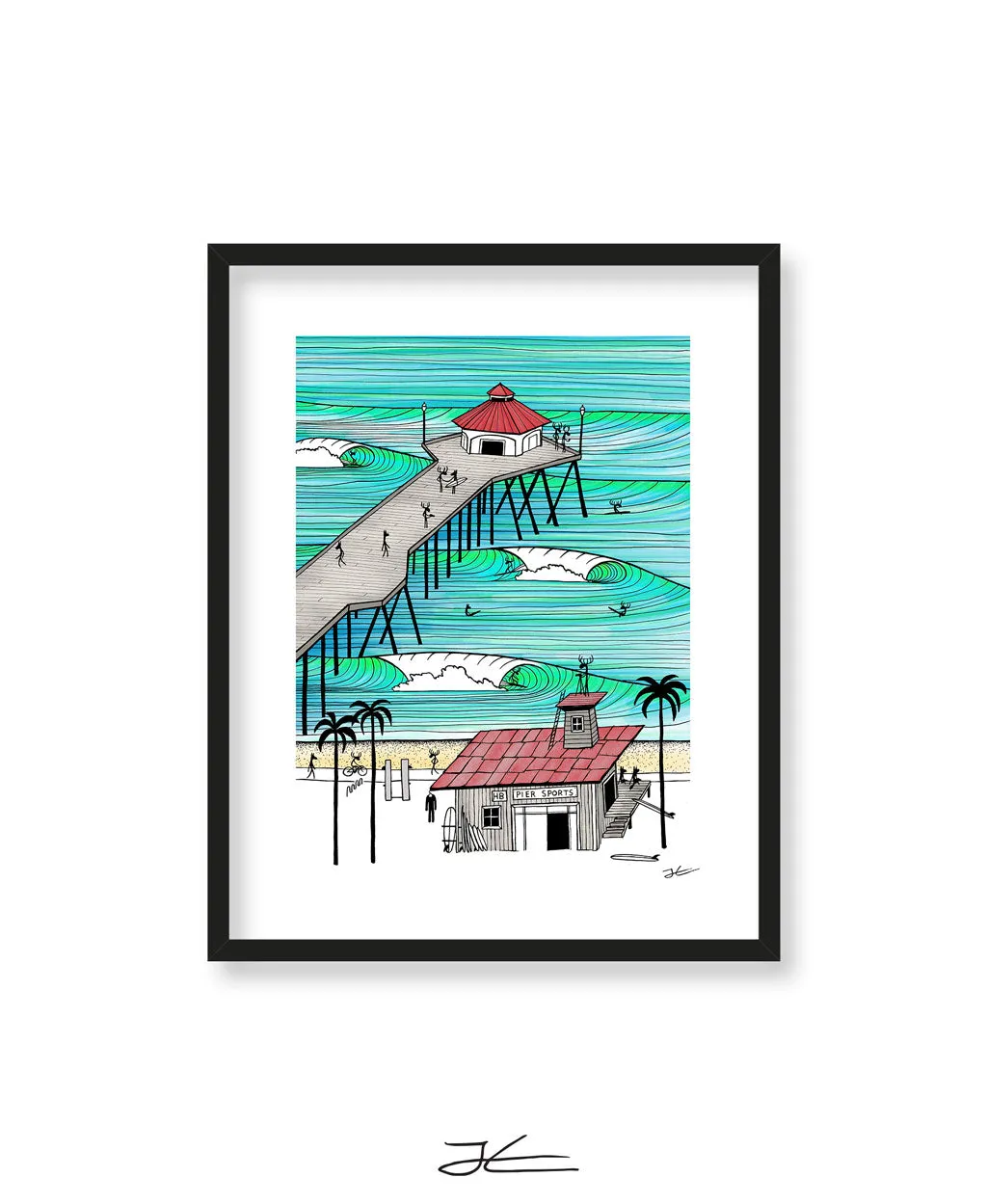 Pier Sports - Print/ Framed Print