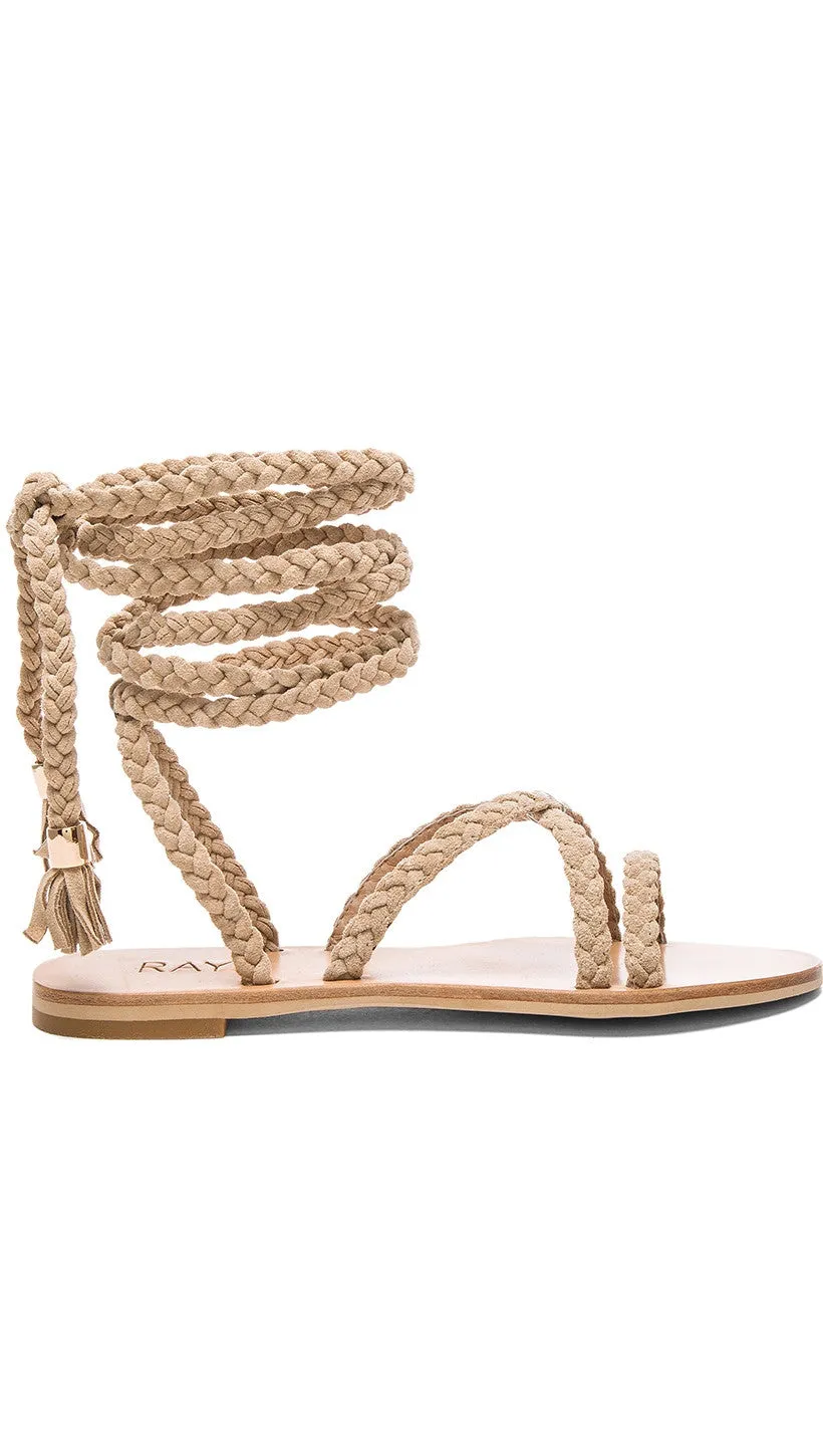 Raye Sadie Gladiator Sandal in Nude