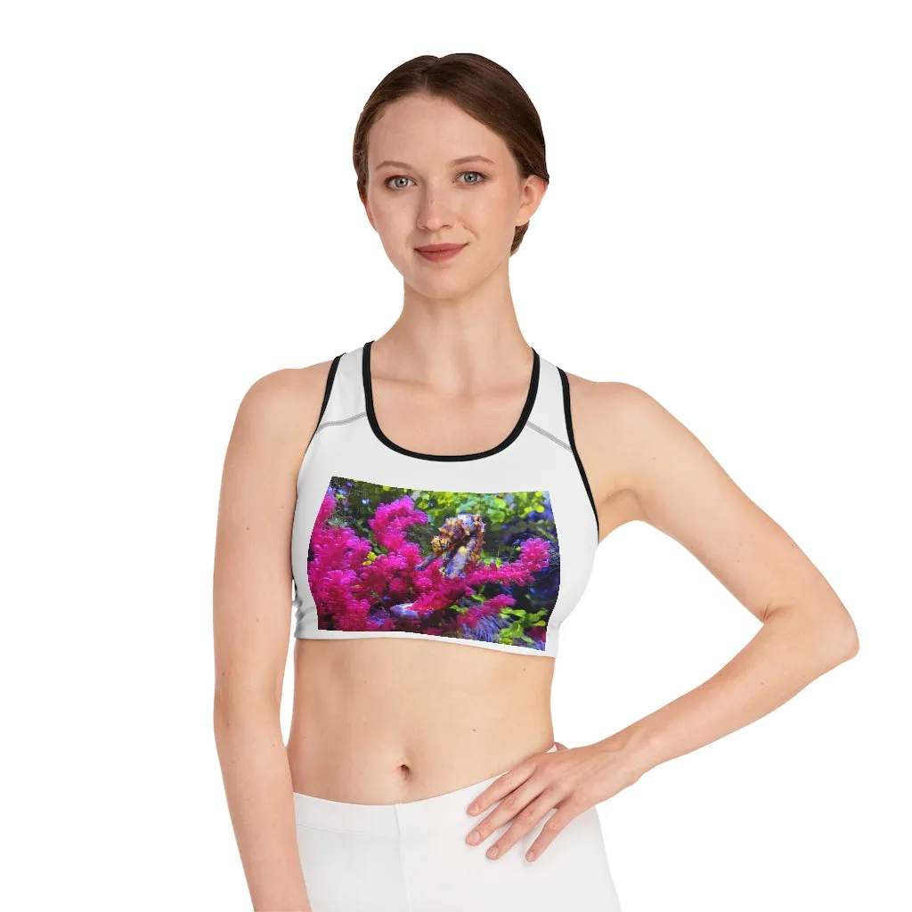 Seahorse Sports Bra (AOP)