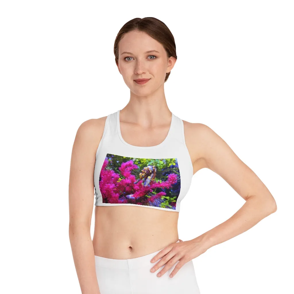 Seahorse Sports Bra (AOP)