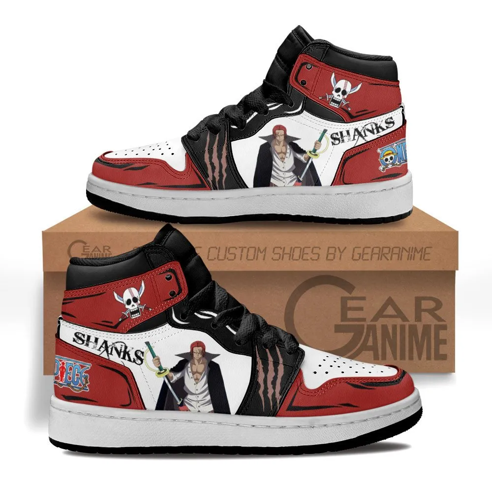 Shanks Kids Sneakers Custom Anime OP Shoes For Kids