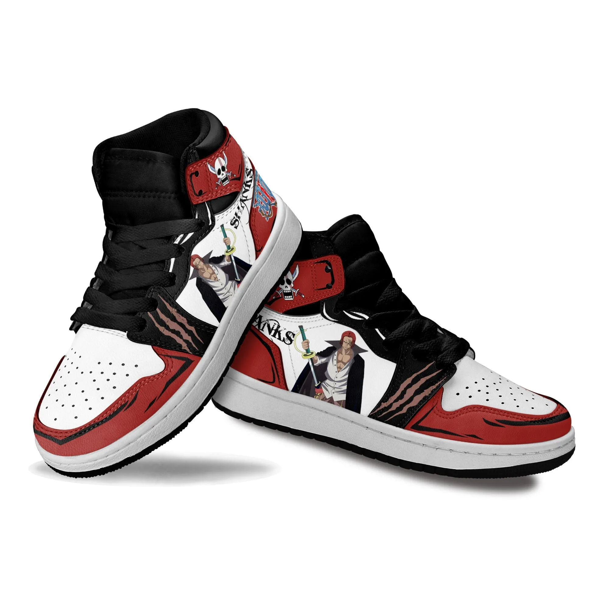 Shanks Kids Sneakers Custom Anime OP Shoes For Kids