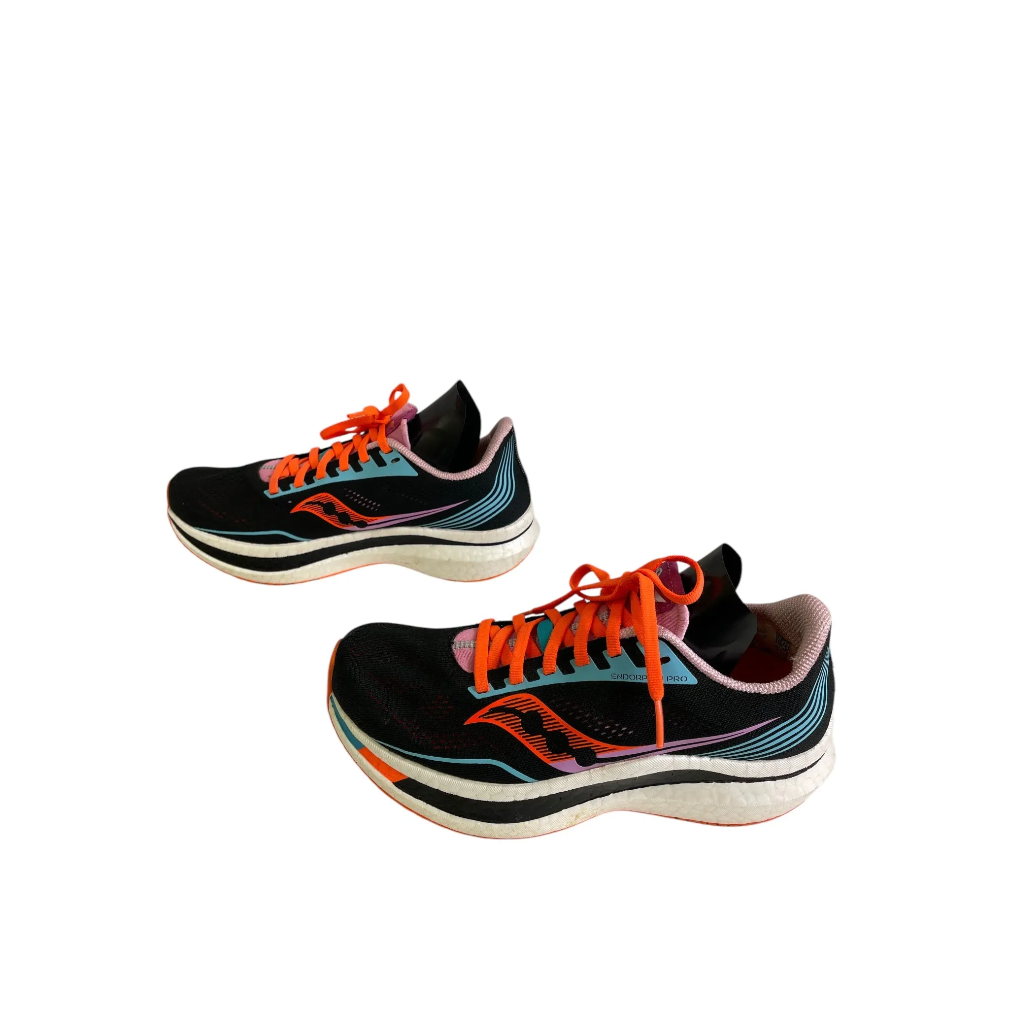 Shoes Athletic By Endorphin Pro In Black & Orange, Size:8