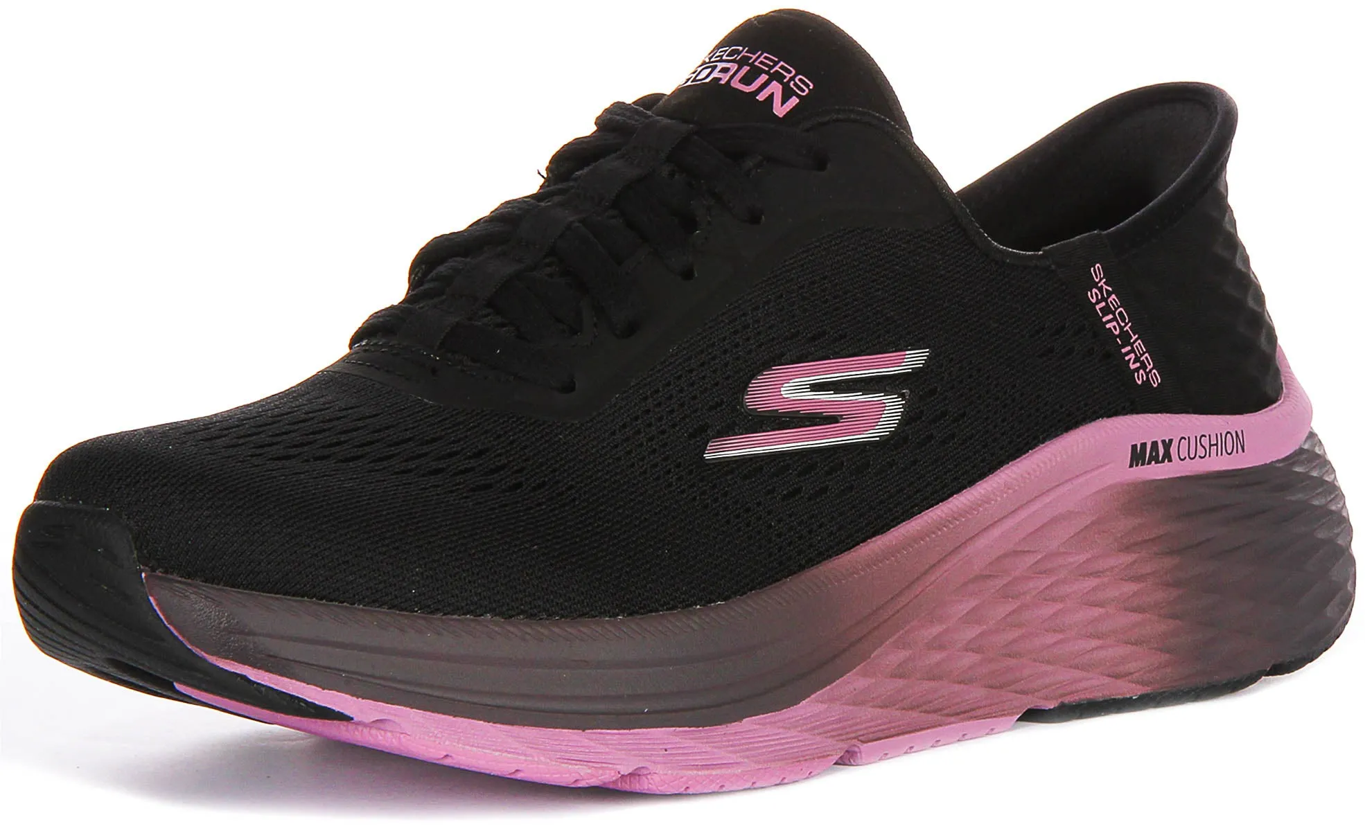 Skechers Elite 2 Solace In Black Purple For Women