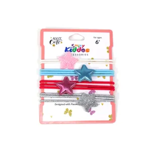 Smily Kiddos Shiny Starfish Hair Tie Set