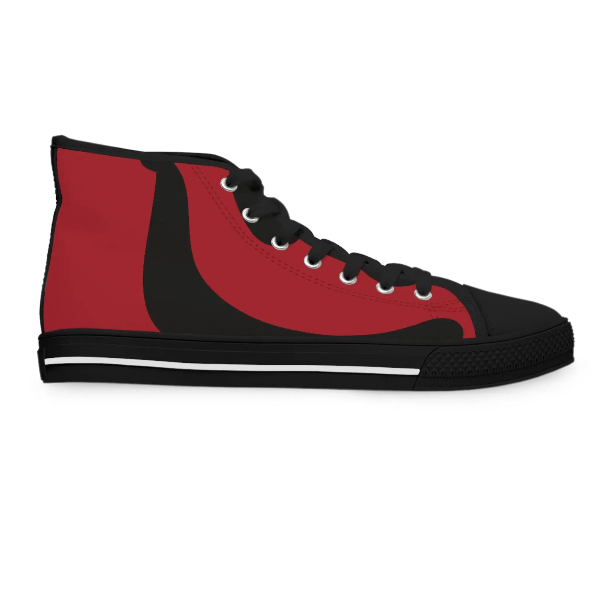 Sneakers Women's High Top Red