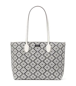 Spade Flower Jacquard Bleecker Large Tote