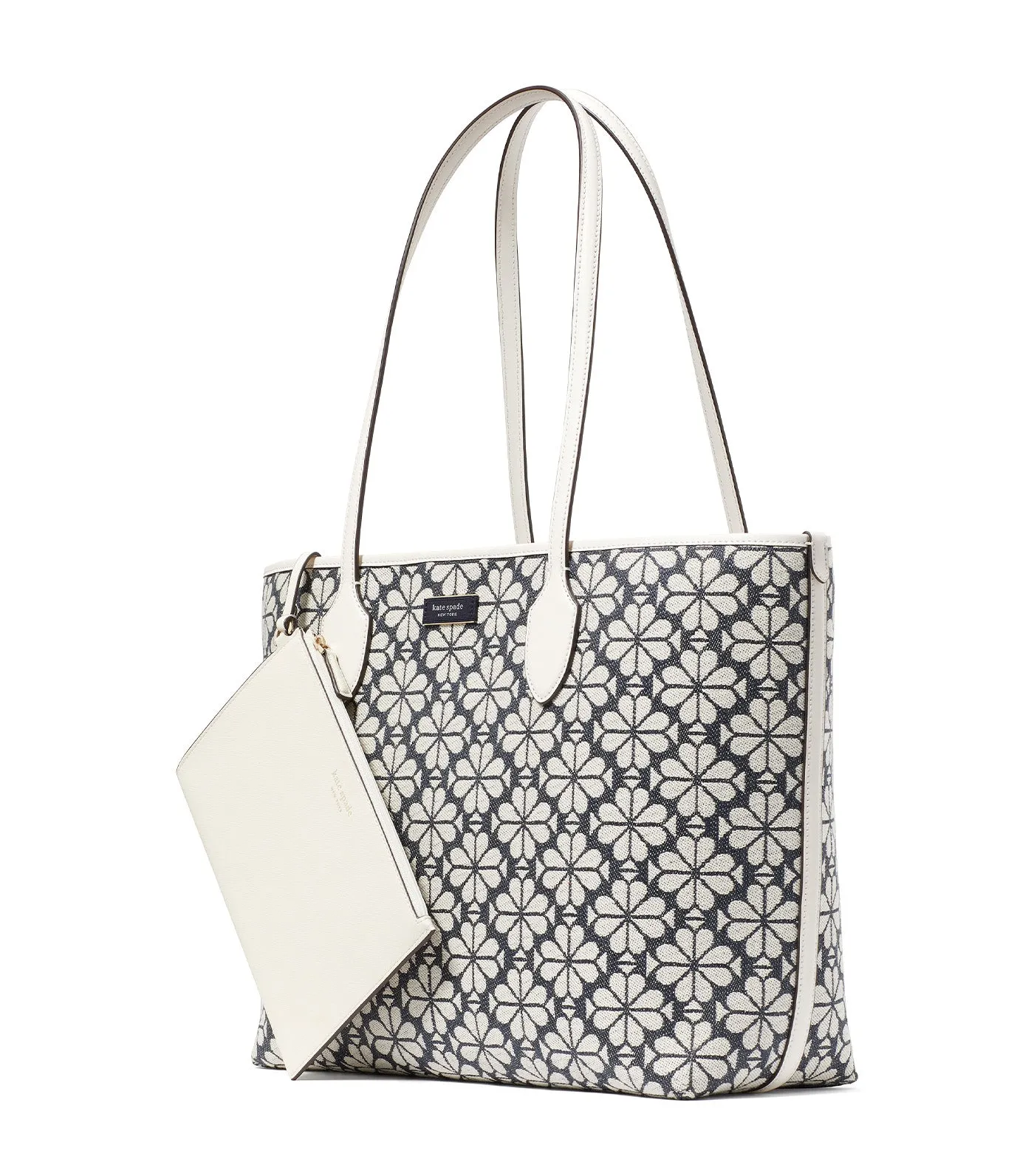 Spade Flower Jacquard Bleecker Large Tote