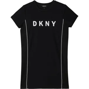 SS21 DKNY Girls Black Logo Dress