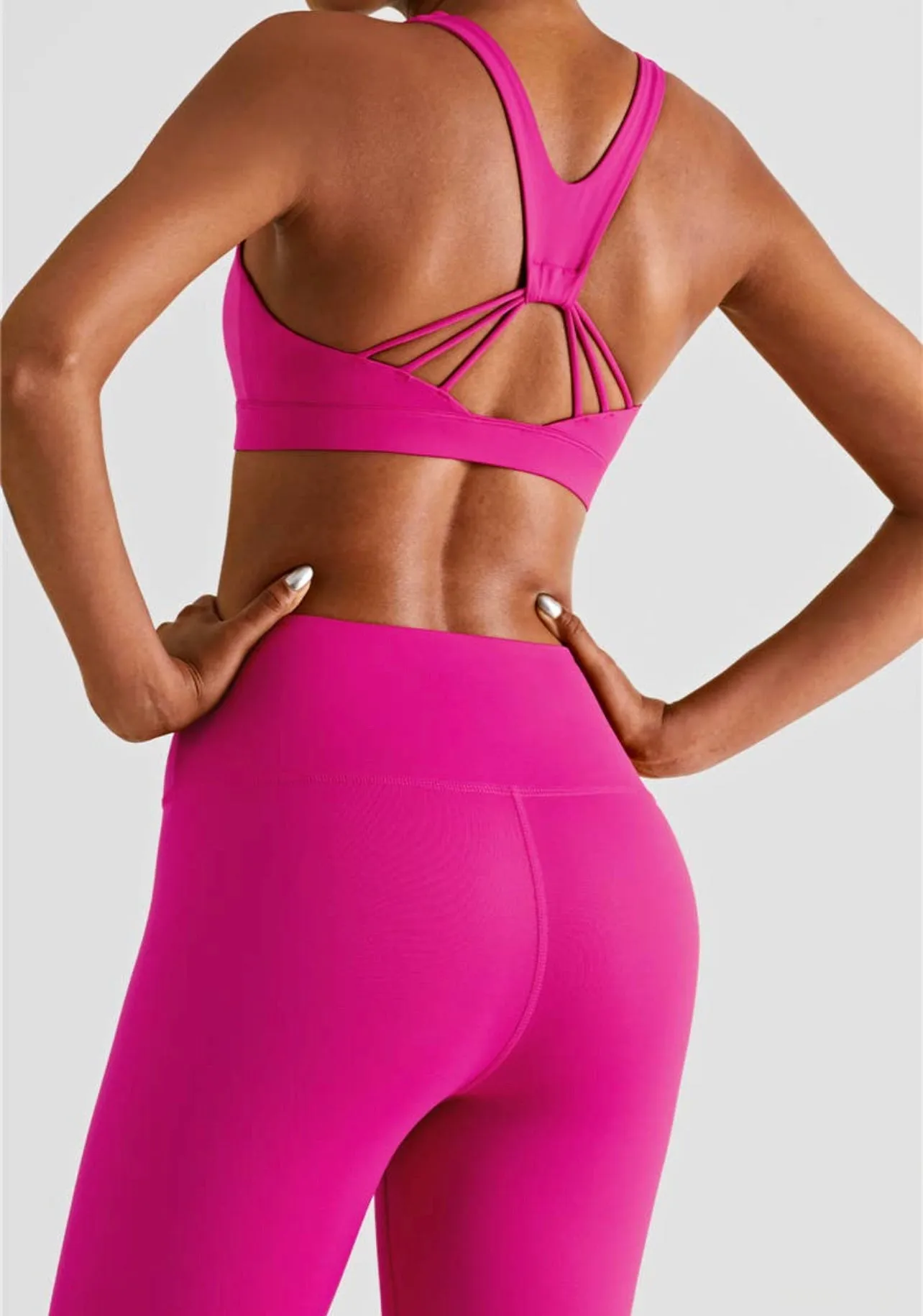 Strappy-back Sports Bra